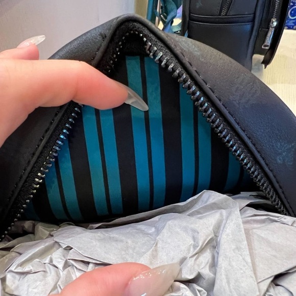 Disney Glow-In-The-Dark Haunted Mansion Loungefly Backpack - Picture 7 of 12